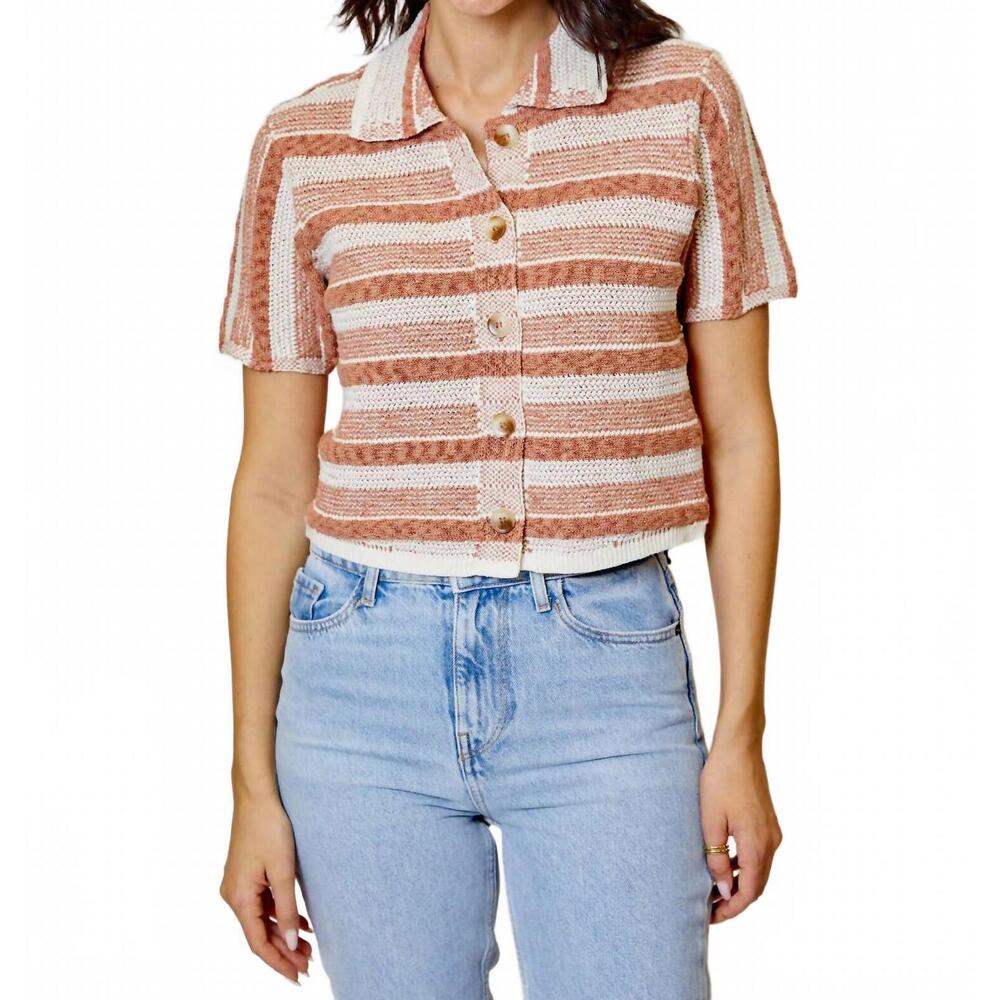 NEW DH NEW YORK filipa top in copper combo